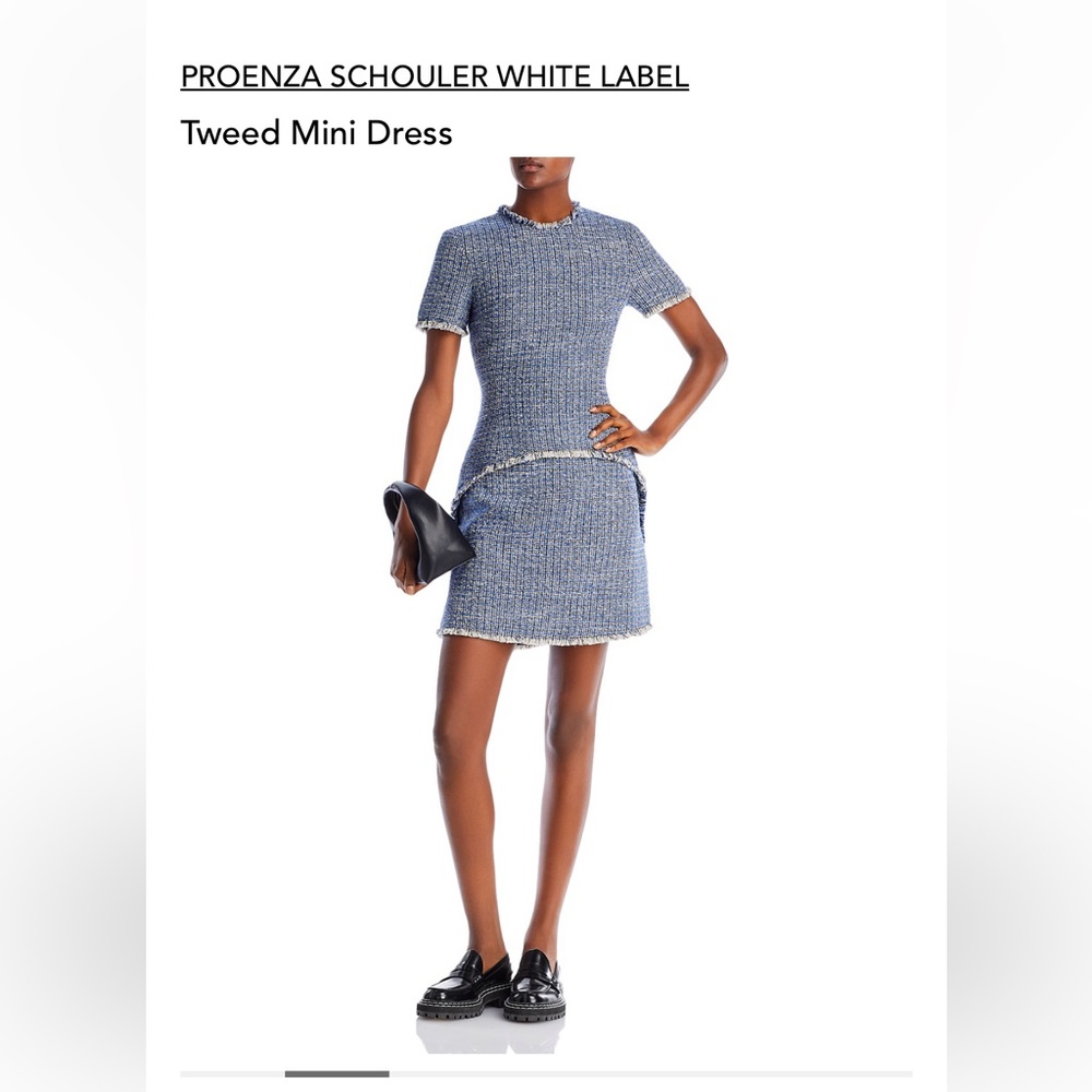 Proenza schouler white label tweed dress